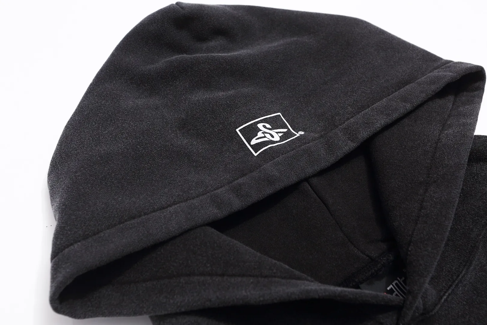 SAINT Michael ×HOODIE SMX retro lettered washed and distressed loose velvet hooded sweatshirt Fabric: 420g Style number: SM628 Size: S-M-L-XL Color: Black Price: P236